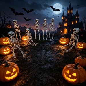 <span class=keywords><strong>Scheletro</strong></span> in Plastica da 30CM per <span class=keywords><strong>Halloween</strong></span>, Imitazione Osso Umano, Decorazione per Interni, Accessori per Bar e Feste a Tema - Product Image 3