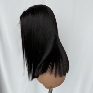 Parrucca in <span class=keywords><strong>Capelli</strong></span> Umani Vietnamiti Grezzi, Densità 200% SDD, 13*4 Lace Wig, <span class=keywords><strong>Capelli</strong></span> Lisci Lunghi Stile Bob, Alta Qualità per Donne - Product Image 5