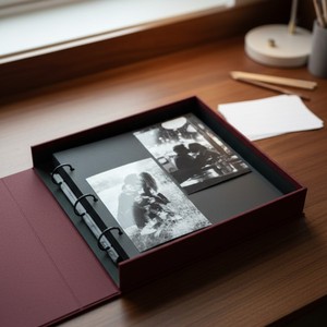 Set di Libri Decorativi di Lusso con Copertina in Tessuto Apribile e Raccoglitore ad Anelli per Arredamento Casa - Product Image 1