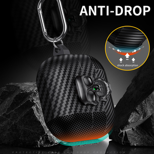 Étui de protection pour écouteurs de haute qualité en TPU anti-boulochage avec interrupteur en forme de crâne en métal tendance pour 3 Pro Buds 3 - Product Image 6