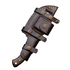 Cuchillo Skinner de Hoja Fija de Acero de Damasco de Calidad Premium Personalizable, Cómodo, Hecho a Mano, con Soporte OEM, Cuchillos Skinner DIY de Grado Profesional - Product Image 5