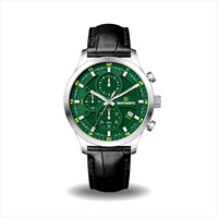 Funda de acero inoxidable 316L personalizada, reloj de cuarzo con recubrimiento de cristal de zafiro, diseño especial, dial, cronógrafo, apto para Japón, VD57, MOVT