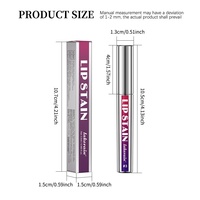 Teinte à lèvres peel-off longue tenue, waterproof, rose, anti-transfert, non-collante, naturelle, cosmétiques pour femmes