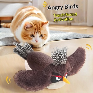 Nuevo Juguete de Peluche para Gatos con Sonido, Simulación de Pájaro que se Mueve, Funciones Automáticas de Caza, Llamador de Mascotas - Product Image 1