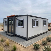 Maison modulaire personnalisable en conteneur, structure en acier préfabriquée, toit plat, toit à pignon, toit incliné pour usage résidentiel