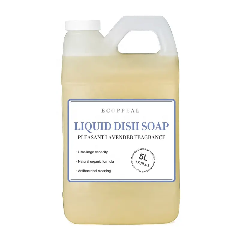 Formula personalizzata sapone liquido ricaricabile per le mani 5L per il lavaggio a mano OEM ODM base per la pulizia a mano sapone liquido per il lavaggio a mano