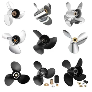 Wholesale Outboard Boat Propeller 4 Blade Marine Propellers 13 1/2X13 Boat Propeller For Yamaha Marine Gasoline Engine 50-130hp