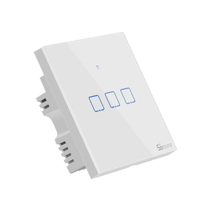 Nouvel interrupteur mural tactile intelligent Wi-Fi de type standard britannique pour T1 1/2/3 Gang 1C/2C/3C 110V AC 2A compatible Alexa - Product Image 1