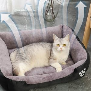 Camas para Perros y Gatos de Pana y Lana en Colores Pastel, Cojines de Espuma Viscoelástica para Sofá, Lavables, Ecológicas, Camas para Mascotas para el Invierno - Product Image 4