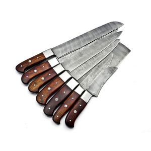 Herramientas de Corte Premium para la Preparación Diaria de Alimentos, Juego de Cuchillos de Cocina Damasco con Logotipo Personalizado, Colección de Cuchillos Profesionales para Chefs - Product Image 5