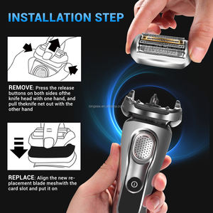 מחיר טוב 92s 94 מ 'להב סכין גילוח עבור mens פיצוח פנים חשמלי <span class=keywords><strong>braun</strong></span> סדרה 9 94 מ' כסף - Product Image 2