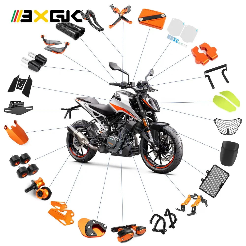 BXGK-piezas personalizadas para motocicleta KTM, accesorios de motocicleta KTM DUKE390 RC DUKE 390 RC390