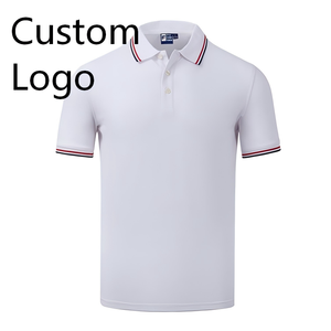 T-shirt polo homme décontracté avec logo personnalisé, chemises polo homme à manches courtes, polo homme en coton, polo homme en coton de marque - Product Image 1