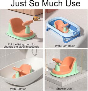 Asiento de Baño para Bebé con Ventosas y Respaldo Resistente, Garantía Comercial - Product Image 6