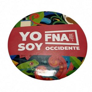 Fabricante de Botones Redondos Personalizados con Nombre para Pin de Solapa en Metal - Product Image 1