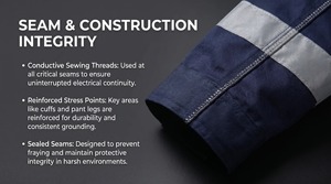 Vêtements ignifuges, résistants aux flammes, antistatiques et de protection contre les arcs électriques pour électriciens et travailleurs des services publics - Product Image 4