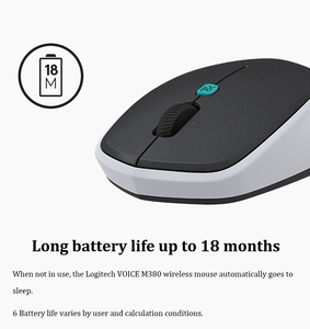 Original 100% M380 Voice Office <b>Mouse</b> Led <b>Usb</b> Optical Stock Wireless Gaming Minimal Souris 2.4 Wholesa M380 Voice Search Voice - Product Image 2
