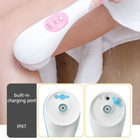 MYS-001 elektrische Bade bürste IPX7 Langstielige Bade massage für Erwachsene Hoch geschwindigkeit rotation Bade bürste mit weichen Borsten