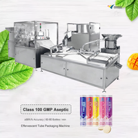 Machine automatique de comptage, remplissage et bouchage de tubes pour comprimés, machine d'emballage de tubes pour comprimés effervescents en bouteilles PP