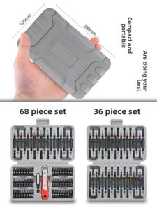Multifunctional Special-Shaped Ratchet <b>Screwdriver</b> <b>Set</b> Cross-Shaped Triangle Plum Blossom <b>Bit</b> Bull Socket Hand-Powered Hard Case - Product Image 2