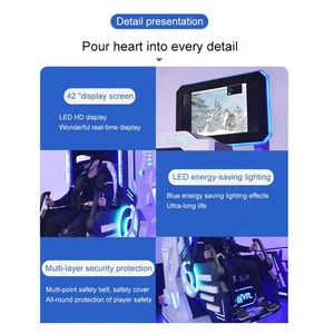 360 VR Rotation <strong>Helicopter</strong> Flight Simulator Aircraft <strong>Flying</strong> Machine VR Business Virtual Reality 9D Kids Theme Park Arcade Games - Product Image 5