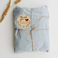 Étiquette autocollante personnalisée Jinyu de grande taille avec texte personnalisé pour les grandes boîtes en carton et l'emballage de gros produits