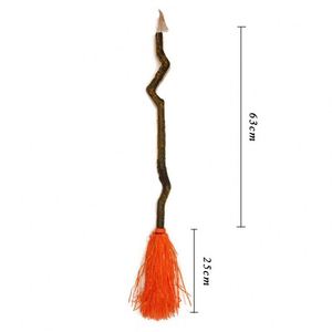 <b>Witch</b> Magic Broom Halloween Beweglich for Children Toy Kids <b>Decoration</b> Party Supplies Wholesale - Product Image 5