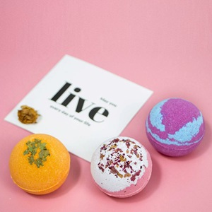 Ensemble de bombes de bain 12 pièces, soin corporel solide et explosif parfumé à la lavande pour adultes - Product Image 1