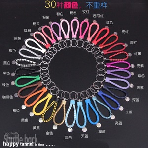 Leather Keychain Oval Shape Zinc Alloy Durable Multi Color For Car And Apartment Keys Gift For Men And Women - Product Image 3