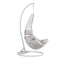 Chaise d'accent d'oeuf de haute qualité chaise en rotin chaise d'oeuf chaise d'oeuf en verre suspendue