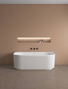 <span class=keywords><strong>Baignoire</strong></span> autoportante en acrylique moderne, à bords étroits, avec fonction de trempage, pour salle de bain d'hôtel - Product Image 4