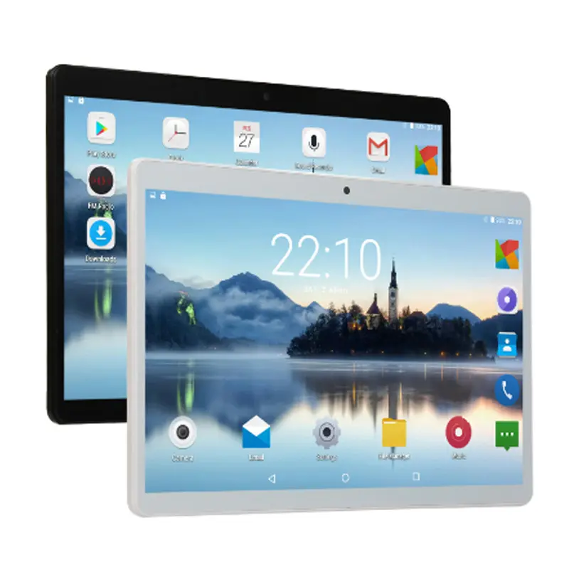 Venta caliente 10,1 pulgadas Wifi Android tablet 2,0 GHZ Octa Core Doble tarjeta SIM de Doble Modo de espera 2GB RAM 32GB ROM de Tablet PC