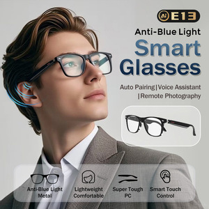 Lunettes de soleil audio Bluetooth intelligentes avec fonction appel mains libres, filtre lumière bleue et commande vocale IA pour le voyage - Product Image 2