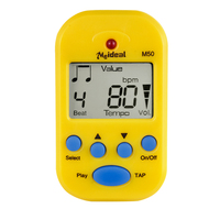 Metronom Digital Mini untuk Piano gitar biola kustom OEM Meideal M50