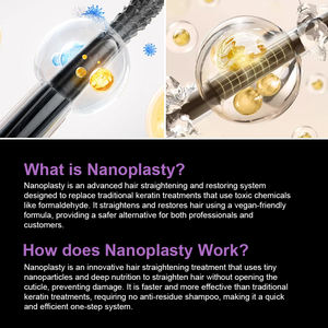 Riginas Taninoplastia Keratin <span class=keywords><strong>Protein</strong></span> Nano Crème de traitement capillaire 1000ml pour lisser et hydrater le traitement réparateur des cheveux - Product Image 6