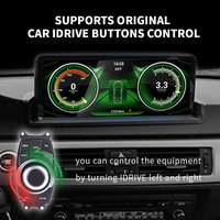 Layar Multimedia Mobil 10.25" Wireless CarPlay Android Auto untuk BMW Seri 3 E90 E91 E92 E93 Sistem Navigasi GPS Radio