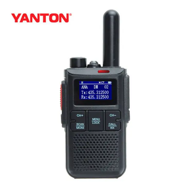 YANTON DM-310 Slim Light Type C USB Charge High Quality Long Range UHF PMR 446mHZ DMR Walkie Talkie 5W IPX7 256 2500-3000mAh