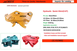 Hydraulischer Schnellwechsler zum Fabrikpreis für CAT305/PC50 Bagger mit CE-Zertifikat - Product Image 2