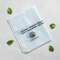 Sac de courses personnalisé avec logo, imprimé en héliogravure, 100% biodégradable, compostable, respectueux de l'environnement, en matériau CPP
