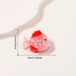 PDANY Divertidos Accesorios Laterales para el Cabello con Diseño de Cuentos de Hadas, Pinzas Pequeñas de PVC con Animales Marinos Coloridos para Mujeres, Ideales para Fiestas y el Hogar - Product Image 5