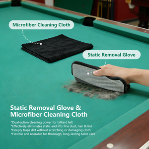 Nettoyant pour tables de billard en mousse, <span class=keywords><strong>d</strong></span>étachant, kit de nettoyage portable pour table de billard avec formule écologique - Product Image 5