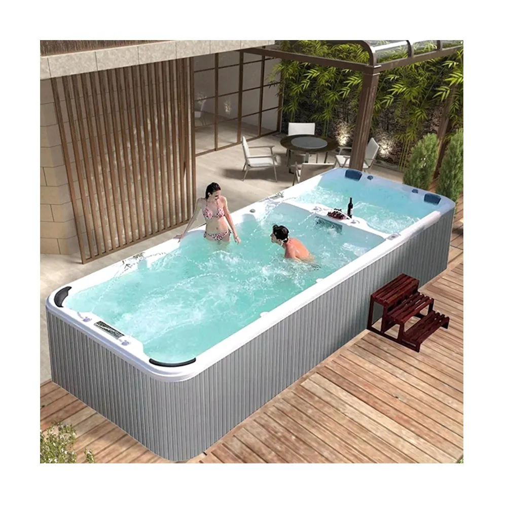 6ft deep balboa controlled children rectangular above ground swim acrylic pool outdoor swimming pool design