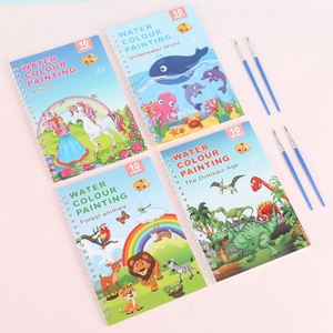 Comes with Paint, Gouache, and Watercolor Coloring <b>Book</b>, Suitable for Children's Coloring, and Can Be Used As a Bookmark - Product Image 2