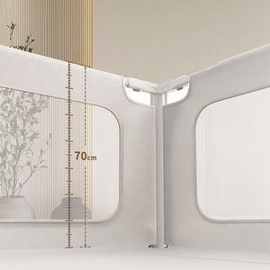 Jialibao JLB-BR-02 Lit d'appoint pliable pour enfants en tissu Oxford, facile à installer, avec barrière <span class=keywords><strong>de</strong></span> sécurité latérale pour la sécurité - Product Image 5