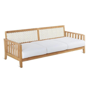 Canapé d'extérieur <span class=keywords><strong>en</strong></span> teck et rotin, vente chaude, directement de l'usine, mobilier de <span class=keywords><strong>jardin</strong></span> et de balcon très rentable - Product Image 5