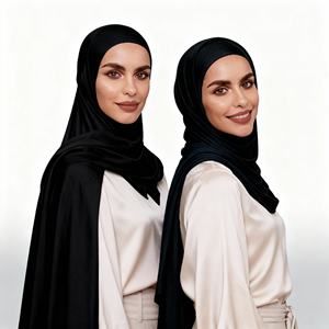 Hijab Floral de algodón suave cómodo transpirable para mujeres musulmanas todas las estaciones uso diario Multicolor Premium - Product Image 3