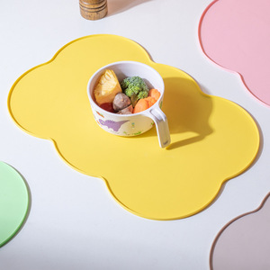 Macaron hiện đại Silicone placemat chống trượt chống thấm dầu không thấm nước không thể giặt tái sử dụng Bàn cà phê Mat nhiệt Cách Nhiệt Máy Tính Để Bàn mat - Product Image 1