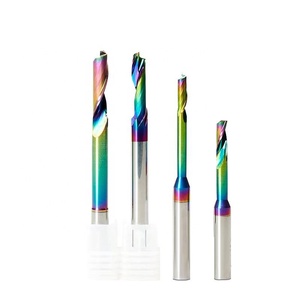 Fraise spirale à une dent en carbure Joseph OEM/ODM, fraise à queue CNC haute vitesse pour la découpe de l'aluminium, de l'acrylique et du bois avec 25 hélices - Product Image 2