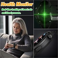 Montre connectée 4G Android VFA93S IPS multi-mode GPS+WIFI+LBS, fréquence cardiaque, pression artérielle, bouton SOS, réponse aux appels, alerte SOS pour personnes âgées