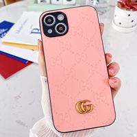 Coque Arrière Rigide Multicolore Marque de Luxe pour iPhone 12 13 14 15 16 17 Pro Max – Vente en Gros Usine